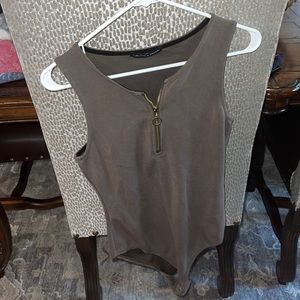 Women’s navy green body suit